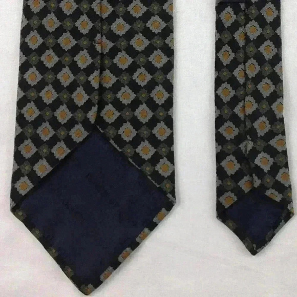 Giorgio Armani Green Silk Tie 57" x 4" - Picture 5 of 5